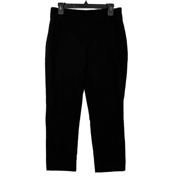 Chico's So Slimming Black Stretch Pull On Crop Pants Size 8 - Picture 1 of 6